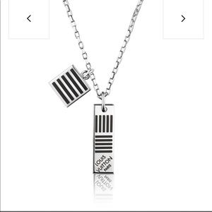 LV Louis Vuitton signature on top